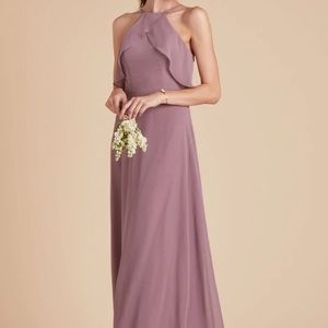 Small Jules Chiffon Dark Mauve Dress
